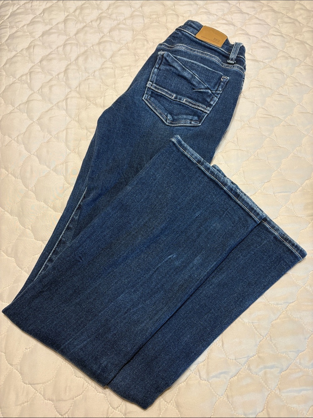 BKE Dark Blue Flare Jeans
